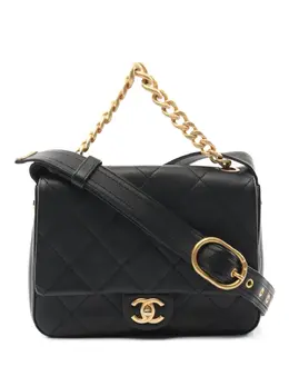CHANEL Pre-Owned: Чёрная сумка 