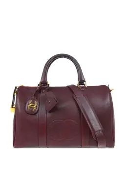 CHANEL Pre-Owned: Бордовая сумка 