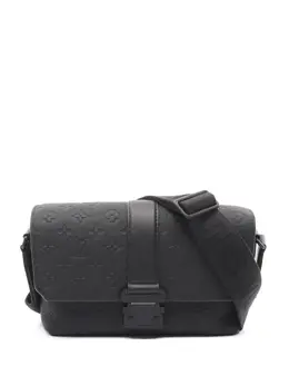 Louis Vuitton Pre-Owned: Чёрный плащ 