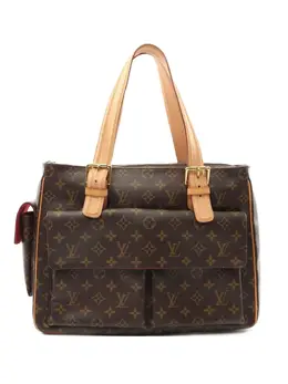 Louis Vuitton Pre-Owned: Коричневая сумка-шоппер 