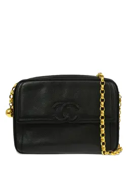 CHANEL Pre-Owned: Чёрная сумка 