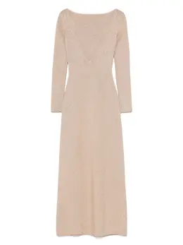 Max Mara: Бежевое платье 