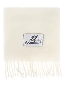 Marni: Белый шарф 