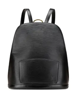 Louis Vuitton Pre-Owned: Чёрный рюкзак 