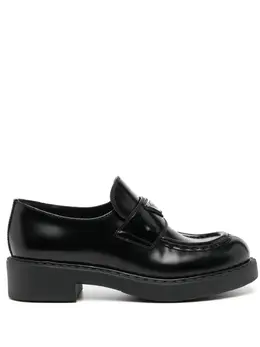 Prada Pre-Owned: Чёрные лоферы 