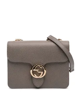 Gucci Pre-Owned: Серая сумка через плечо 