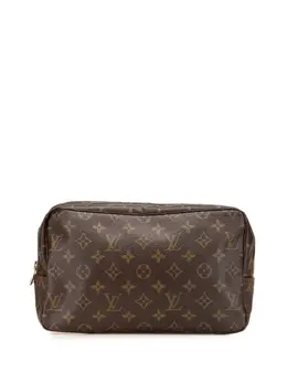 Louis Vuitton Pre-Owned: Коричневый клатч 