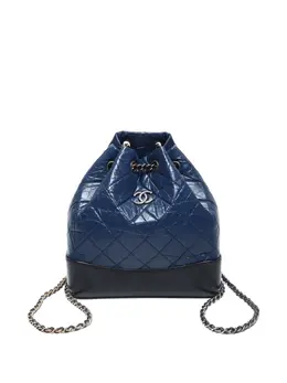 CHANEL Pre-Owned: Синий рюкзак 