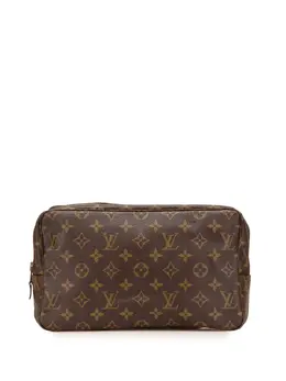 Louis Vuitton Pre-Owned: Коричневый клатч 
