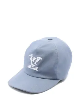 Louis Vuitton Pre-Owned: Голубая кепка 