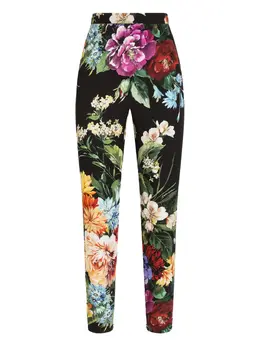Dolce & Gabbana: Легинсы с растительным принтом 