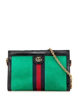 Gucci Pre-Owned: Чёрная сумка через плечо 