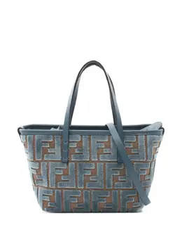 Fendi Pre-Owned: Голубая сумка-шоппер 