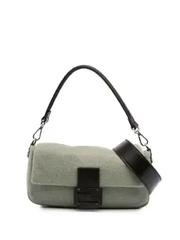 Fendi Pre-Owned: Зелёная сумка 