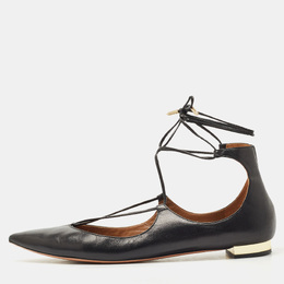 Aquazzura: Чёрные балетки 