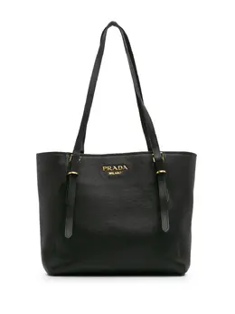 Prada Pre-Owned: Чёрная сумка-шоппер 