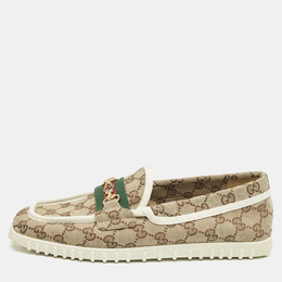 Gucci: Бежевые туфли  Horsebit