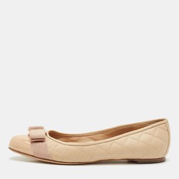 Salvatore Ferragamo: Бежевые балетки  Varina
