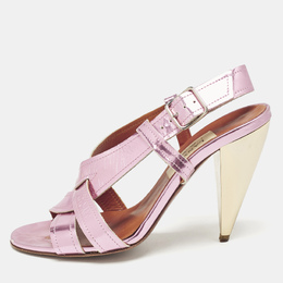 Lanvin: Розовые сандалии 