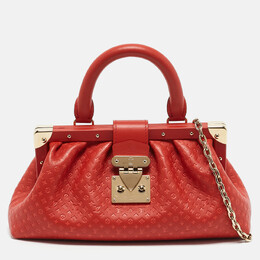 Louis Vuitton: Красный клатч 