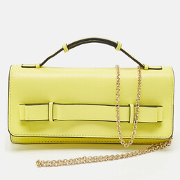 RED Valentino: Жёлтый клатч 