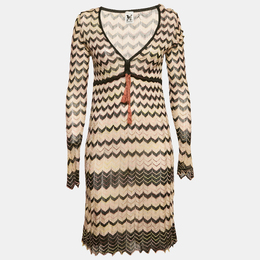 M Missoni: Коричневое платье 