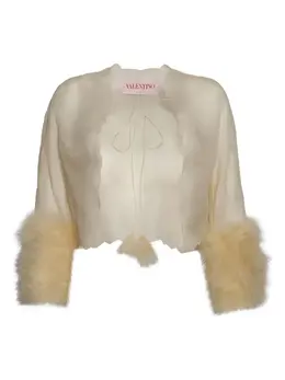Valentino Garavani: Бежевая куртка 