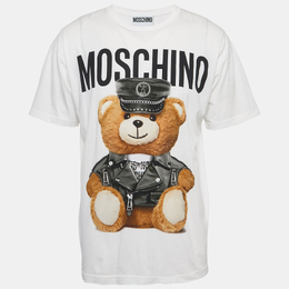 Moschino Couture: Белая футболка 