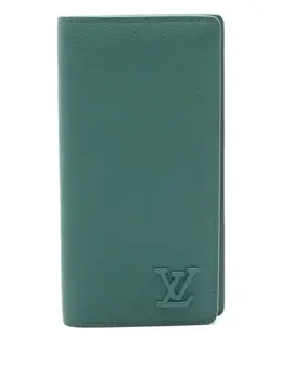 Louis Vuitton Pre-Owned: Зелёный кошелёк 