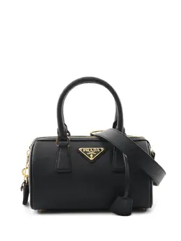 Prada Pre-Owned: Чёрная сумка-шоппер 