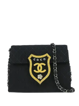 CHANEL Pre-Owned: Чёрная сумка 