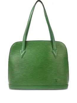 Louis Vuitton Pre-Owned: Зелёная сумка 