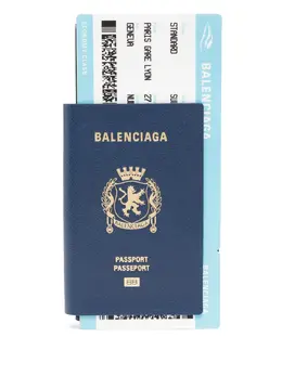 Balenciaga: Голубой кошелёк 