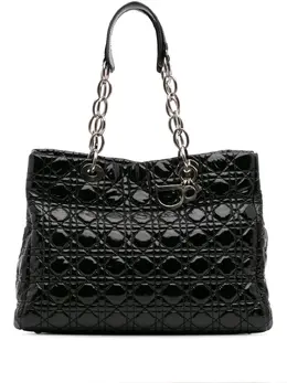 Christian Dior Pre-Owned: Чёрная сумка-шоппер 