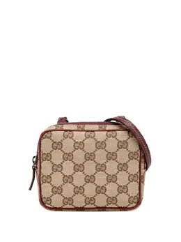Gucci Pre-Owned: Коричневая сумка через плечо 