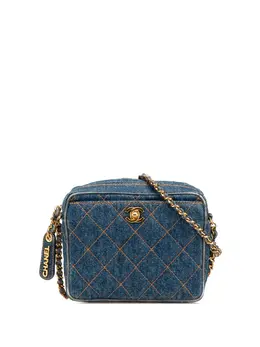 CHANEL Pre-Owned: Голубая сумка 