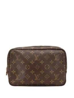 Louis Vuitton Pre-Owned: Коричневый клатч 