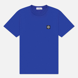 Stone Island: Синяя футболка  Compass
