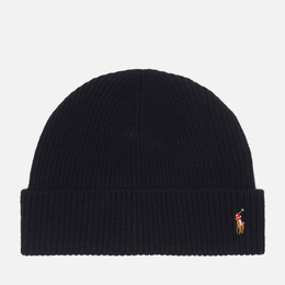 Polo Ralph Lauren: Чёрная шапка 