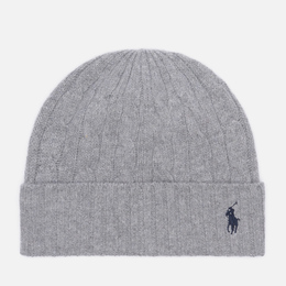 Polo Ralph Lauren: Серая шапка 
