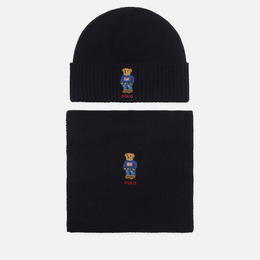 Polo Ralph Lauren: Чёрная шапка 
