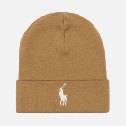 Polo Ralph Lauren: Коричневая шапка 
