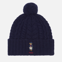 Polo Ralph Lauren: Синяя шапка 