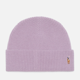 Polo Ralph Lauren: Фиолетовая шапка 