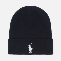 Polo Ralph Lauren: Чёрная шапка 