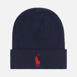 Polo Ralph Lauren: Синяя шапка 