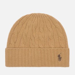 Polo Ralph Lauren: Коричневая шапка 