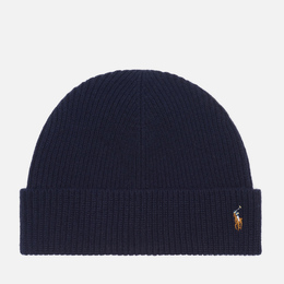 Polo Ralph Lauren: Синяя шапка 