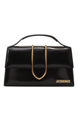 Jacquemus: Чёрная сумка  Le Grand Bambino