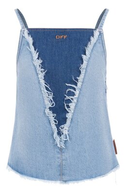 Off-White: Джинсовый топ 